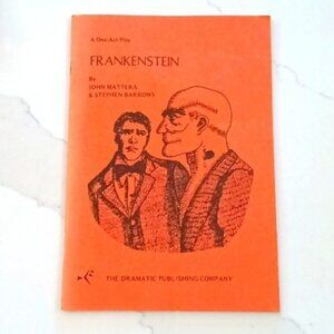 Paperback PLAY 'Frankenstein' by John Mattera & Stephen Barrows TDPC 1981